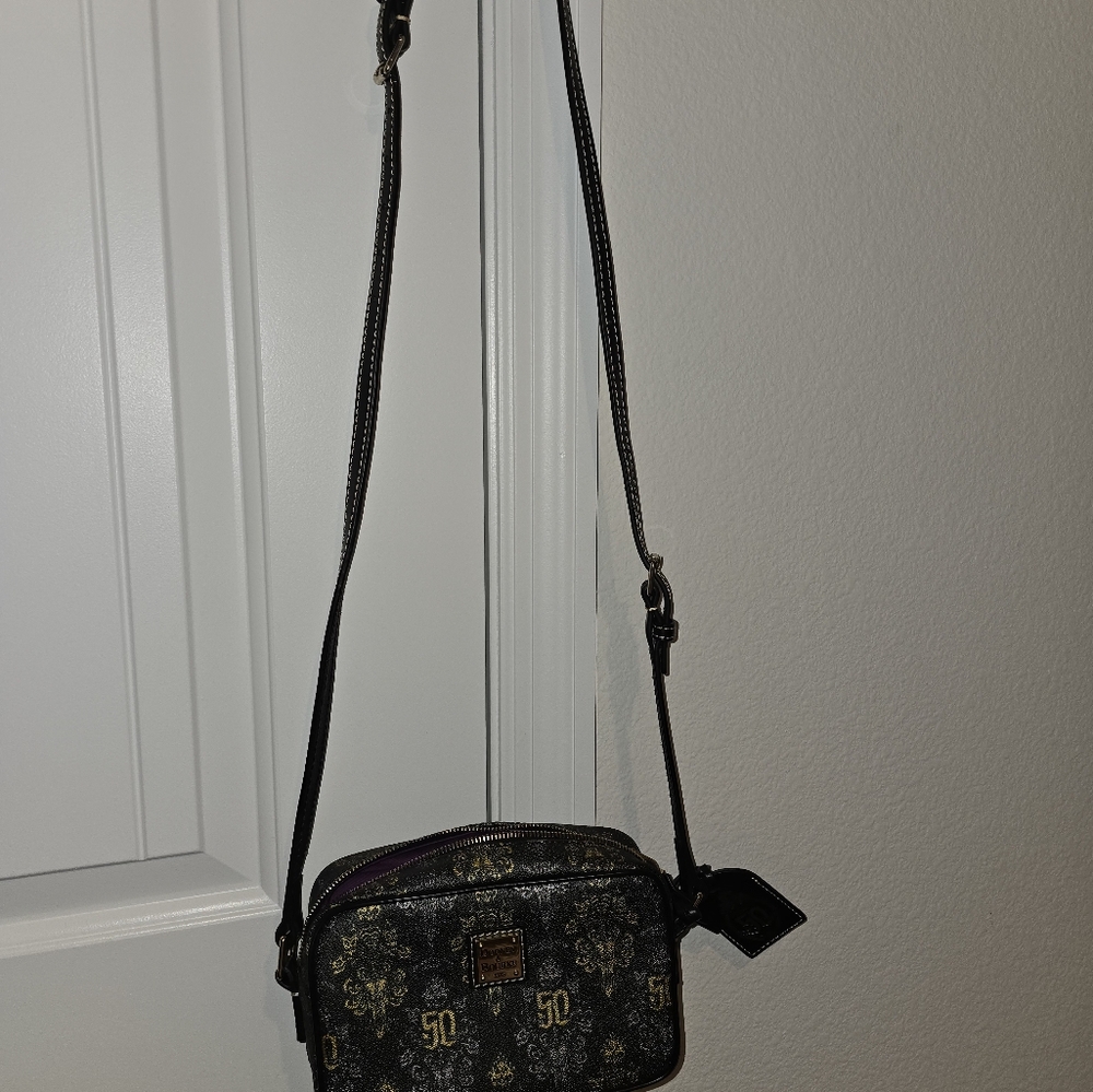 Dooney & Bourke Black and Gold Crossbody DISNEY 5OTH Anniversary